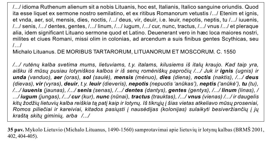 Mykolo Lietuvio lotynų ir lietuvių kalbų palyginimas.jpg