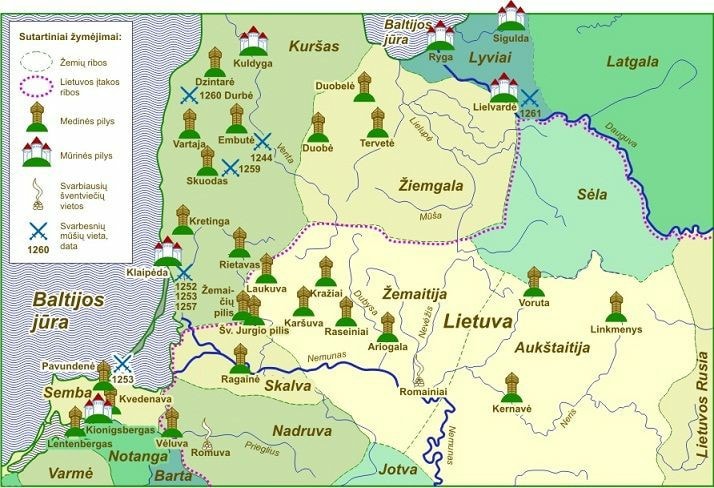 Lietuva - mūšiai 13 amžiuje.jpg