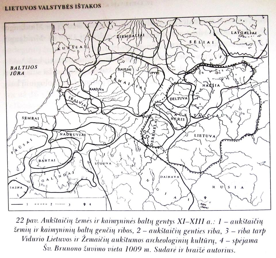 Baranauskas. Lietuvos valstybės ištakos - aukštaičių žemės (žemėlapis).jpg