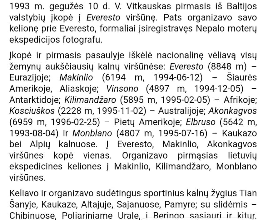 V. Vitkausko įveiktos viršūnės.jpg