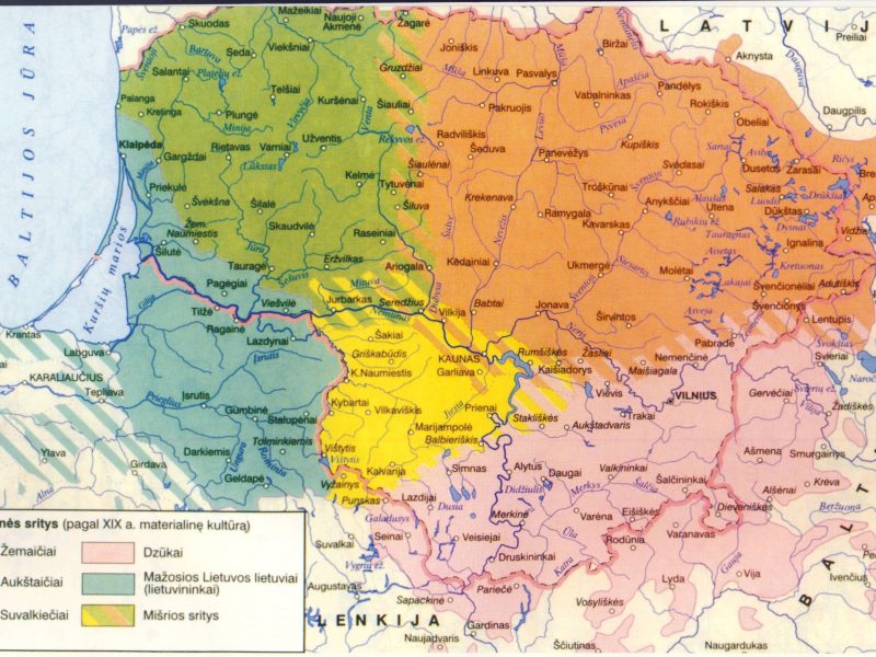 Lietuvos etnografinės sritys (pagal 19 amžiaus materialinę kultūrą).jpg